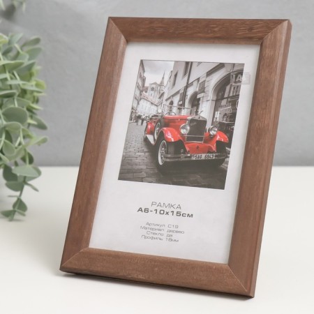 Photo frame tree "Image Art" C19 10x15 cm, (glass), nut-1