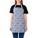 Apron kitchen with a photo print "Walk of cats", adjustable, size OS