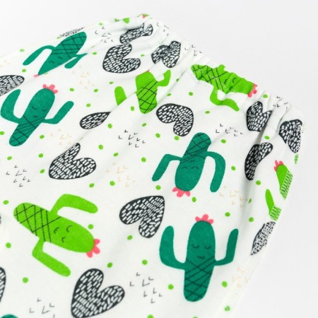 Children's sliders, white color/cacti, height 56 ​​cm-2