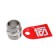 Nipple STI, 1/2 ", outer thread, nickel -plated brass