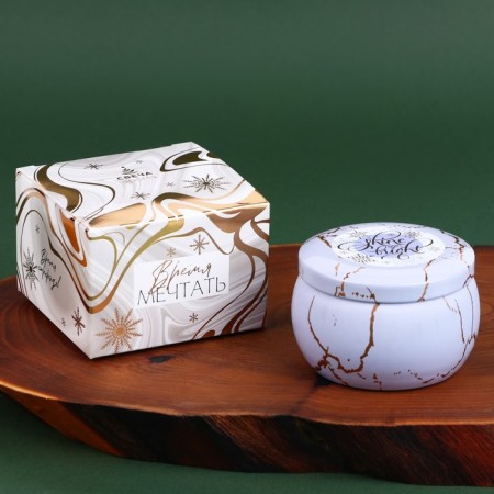 Aromatic candle in the bank "Shine Bright" 6.5 x 5 cm.-1