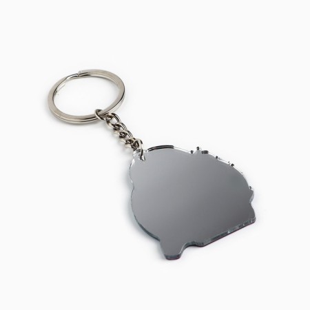 Key keychain mirror "Queen", 9 x 4 cm-3