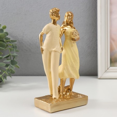 Souvenir Polystone "Walk together" 6x8x19.5 cm-1