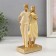 Souvenir Polystone "Walk together" 6x8x19.5 cm