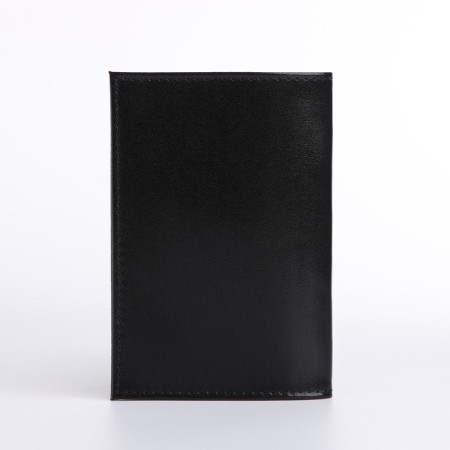 Cover for passport, black color-1