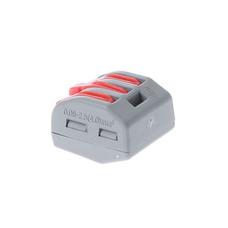 Compact connective terminal Smartbuy, 3 holes with levers-1