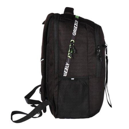Youth backpack 42 x 31 x 22 cm, Grizzly, ergonomic back, laptop department, black-3