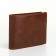 Pearl husband (538), 12*2*10 cm, 2 depth, d/maps, d/coins, without fasteners, brown