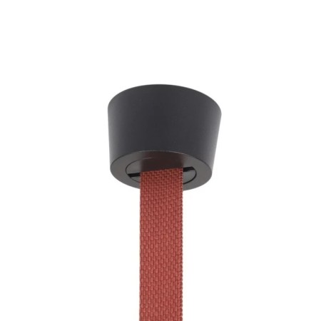 TR5512-BK False base with the possibility of feeding Belty Base D75MM H43MM IP20 Black Alumi