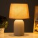 Dorothea table lamp E14 40W gray 22x22x35 cm Risalux