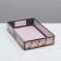 Confectionery packaging, Makarun with PVC lid, “love”, 17 x 12 x 3.5 cm