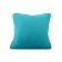 Decorative pillowcase "Tina", size 45x45 cm, turquoise color