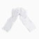 Outlet. Hair bow on elastic band, white, 6x25 cm, princesses
