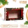 The box is folding, the lid is, with the window of "happy Christmas" 30 x 20 x 9 cm