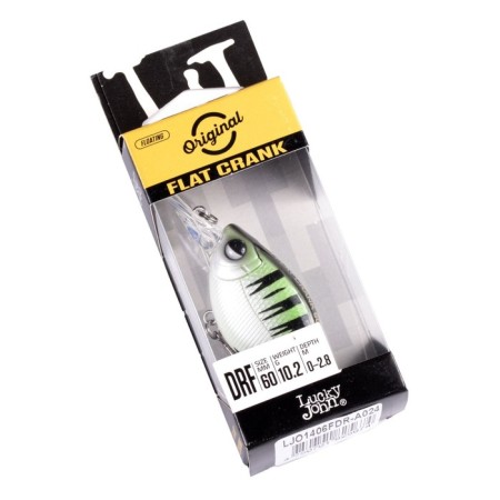 Wobbler floating LJ Original Flat Crank DRF, 6 cm, color A024-2