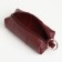 Pocket Key on the zipper, Textura, length 12.5 cm, ring, burgundy color