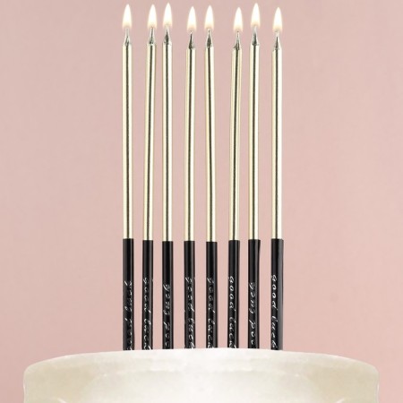 Candles for the cake "On your special day", champagne, 8 pcs.-6