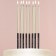 Candles for the cake "On your special day", champagne, 8 pcs.