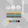 Pencils of 6 colors, Erichkrause, plastic, hexagonal, 2.6 mm barrels, cardboard packaging, euro suspension