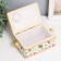 Casket for needlework "Drawn owls" 9.5x19.5x13 cm