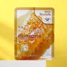 3W Clinic tissue mask with bee dwarf milk, 23 ml