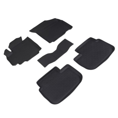 Rubber rugs with high side for Suzuki SX4, 2006-