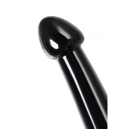 Unrealistic phallimitator Jelly Dildo M Toyfa Basic, TPE, Black Color, 18 cm-7
