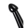 Unrealistic phallimitator Jelly Dildo M Toyfa Basic, TPE, Black Color, 18 cm