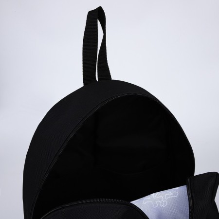 School Youth Backpack "Anime", 29x12x37, lightning department, n/pocket, black-5
