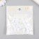 Buttons plastic for creativity on the leg "mother of pearl" set 25 pcs 1.15x1.15 cm