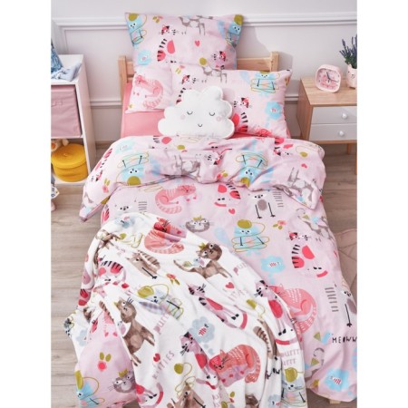 Bed linen 1.5 SP Sweet Cats, size 150x214 cm, 143x215 cm, 50x70 cm-2