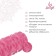 Massage roller SANGH, 33 × 10 cm, pink color
