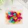 Beads for creativity plastic "Bright horses" set 60 pcs 1.5x1.5x0.6 cm