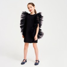 Dress for girls Minaku: Partydress Black color, height 134