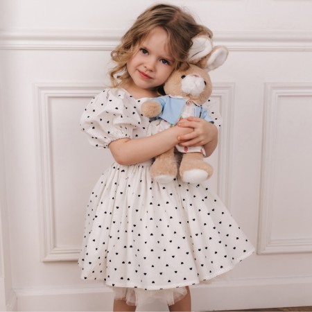 Платье нарядное детское MINAKU: PartyDress, цвет белый, рост 104 см-9