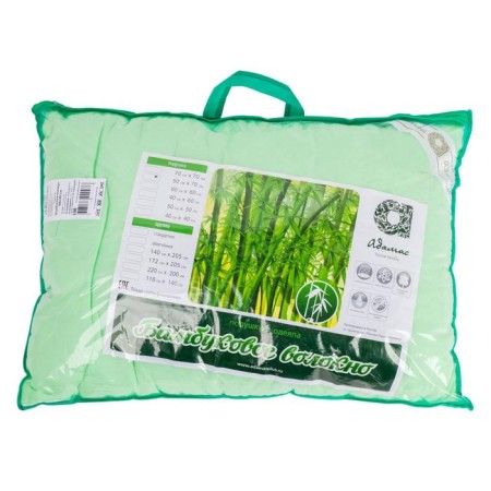 Adamas pillow "Bamboo", size 50x70 cm, bamboo fiber, polyester case