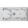 Sconces 6x1W ip 54 white 17x8x4 cm