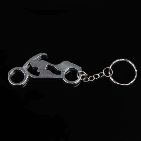Cartage keychain, motorcycle, metal-1