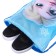 A bag for shoes 420 x 350 mm, cold heart "Elsa" (soft polyester, density 210d)