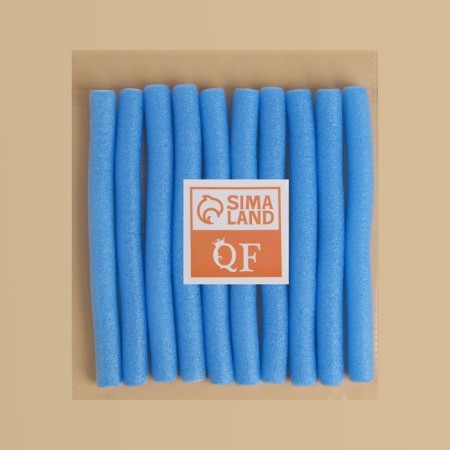 Bigudi "Boomerang", D = 1 cm, 15 cm, 10 pcs, color mix-7