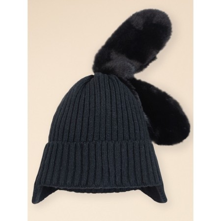 Children's hat, size 53-54, black color-2