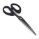 Chancellery scissors 16.7 cm office plastic handles, euro suspension