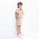 Set for a boy (shirt, shorts) minku beige color, height 134