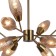 Lamp on the rod 12x60W E14, size 105x105x49 cm
