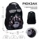 Youth backpack, 44 x 30 x 17 cm, ergonomic back, calligrata p "Camouflage"