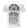 Male Triple T -shirt, size XXL, white, black