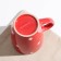 Mug of Dolyana "Red Peas", 360 ml, red color