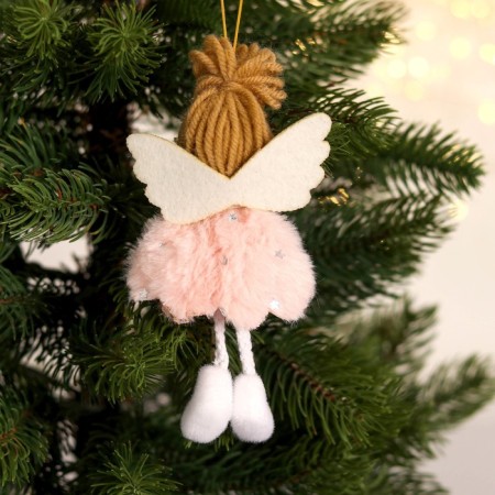 Doll "Flea", on a suspension, color mix-1
