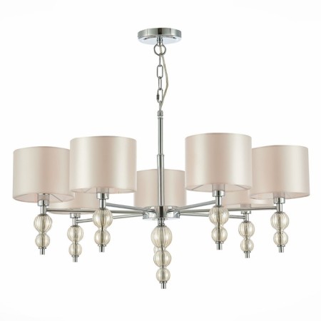 Suspended EVOLUCE lamp. Sle105703-07. Ramer. 7x40 watts, E14, 79x79x45 cm, chromium color-5