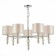 Suspended EVOLUCE lamp. Sle105703-07. Ramer. 7x40 watts, E14, 79x79x45 cm, chromium color